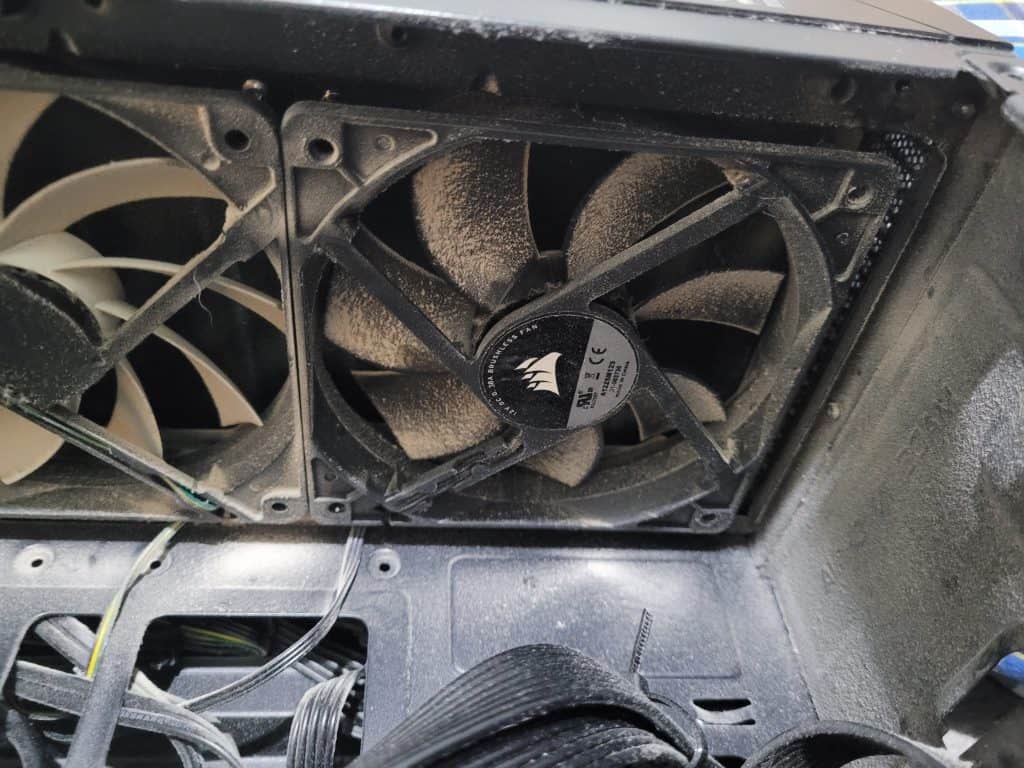 Quite dusty case fans