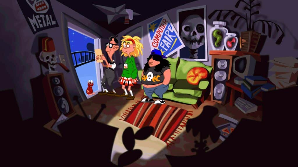 Screenshot from the PC game Day of the Tentacle
