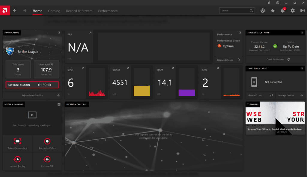 AMD Radeon Adrenalin Edition software suite
