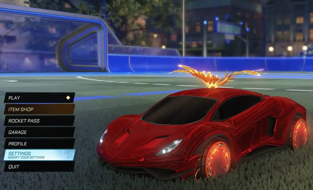 Rocket League graphics were slightly grainy due to a weird driver or settings bug I experienced
