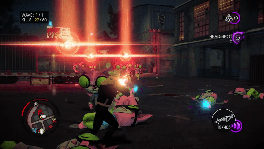 One of the fun extra modes in Saints Row 4