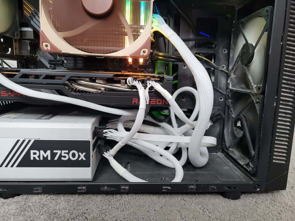 Awful cable routing inside my case