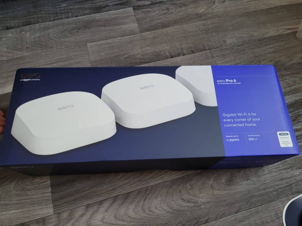 Three of my four Eero Pro 6 routers