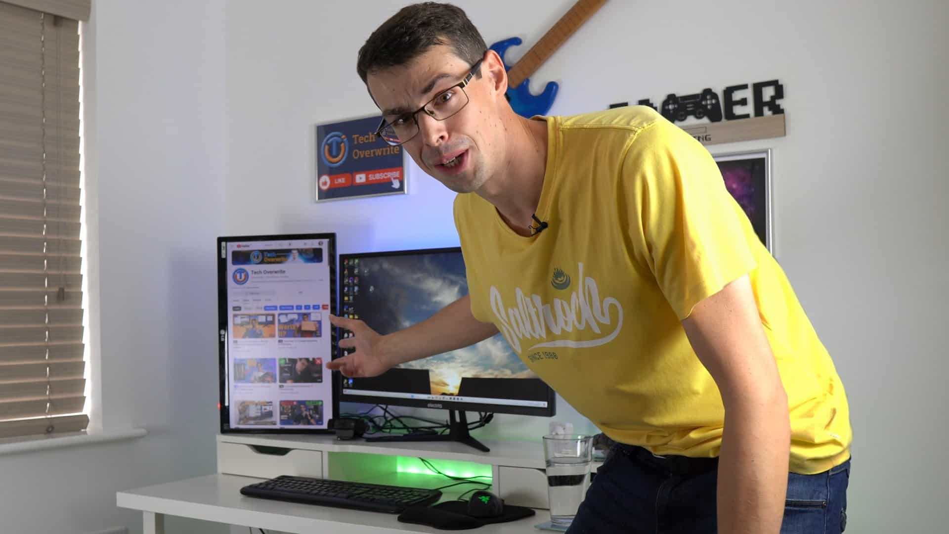 My Quirky Dual Monitor Setup Tech Overwrite